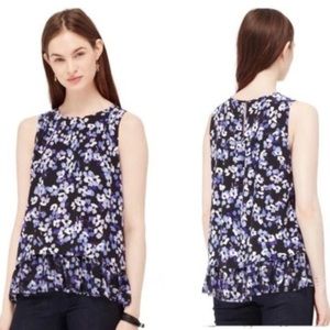 KATE SPADE Floral Hydrangea Double Layer Tank